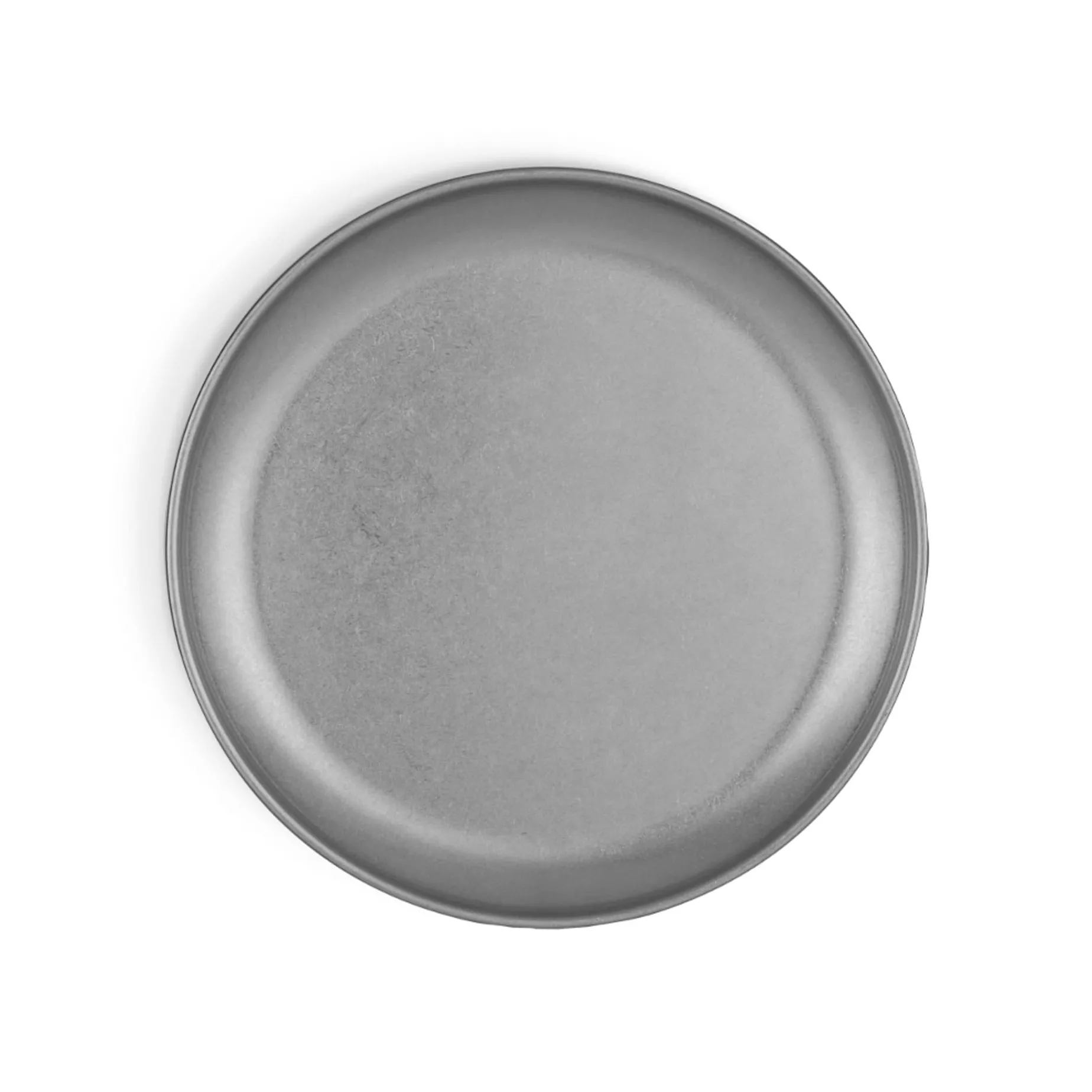 Vintage Style Stainless Steel Dinner Plate, 26cm