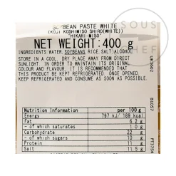 White Miso Paste, 400g