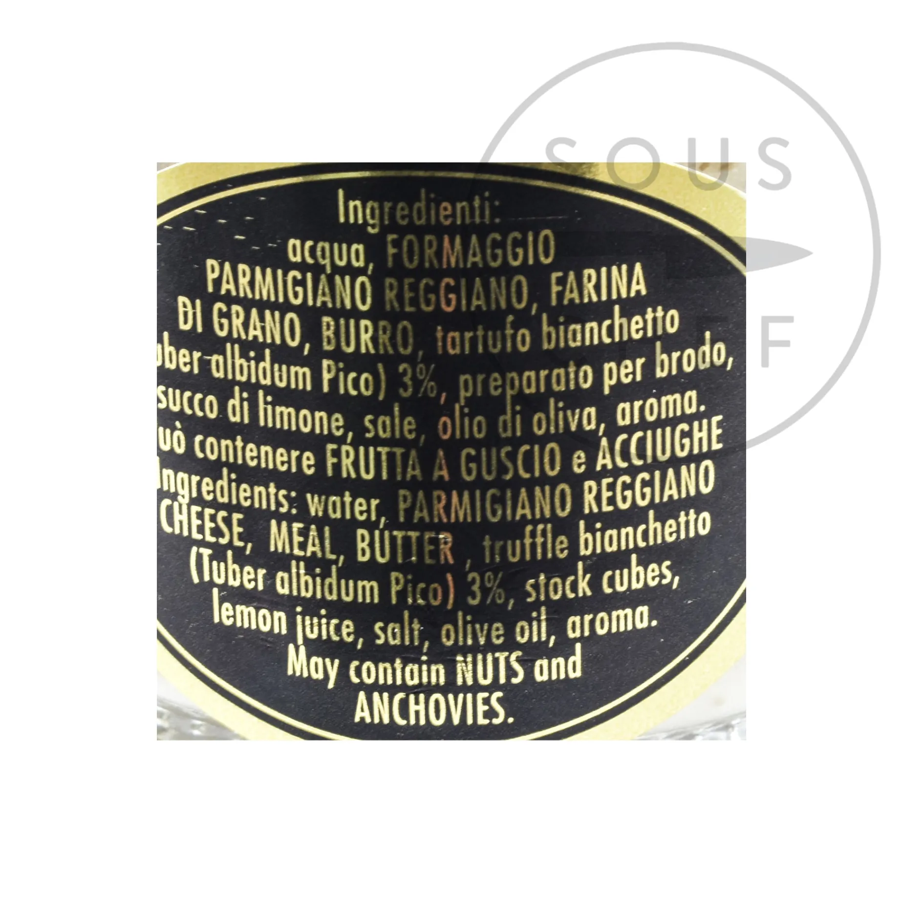 White Truffled Sauce with Parmesan & Butter, 90g