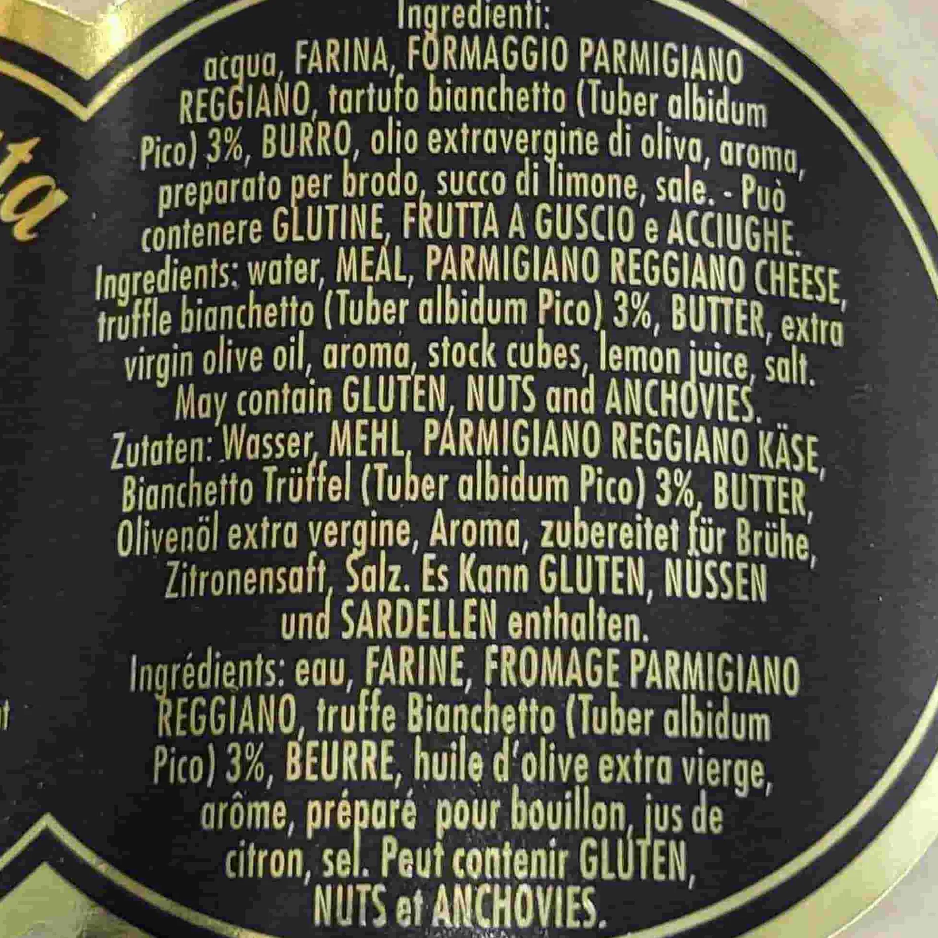 White Truffled Sauce with Parmesan & Butter, 90g