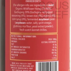 Wilderbee Gochujang Hot Honey, 350g