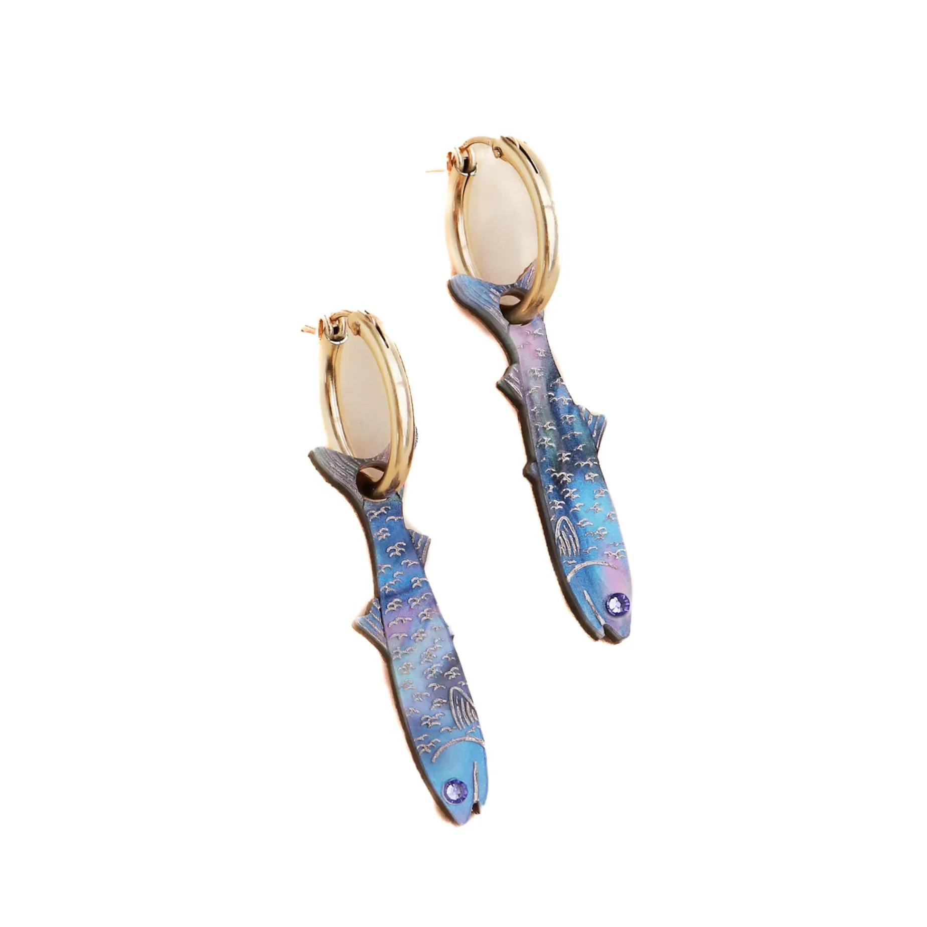Wolf & Moon Anchovy Hoop Earrings
