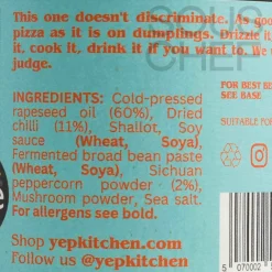 Yep Kitchen Sichuan Chilli Crisp Oil, 160g