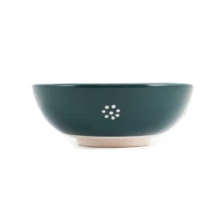 Yesil Ve Beyaz Boyali Cereal Bowl, 15.5cm