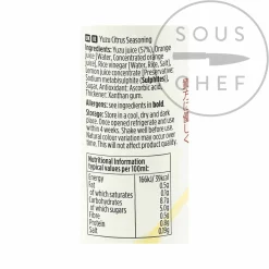 Yuzu Citrus Sauce, 100ml
