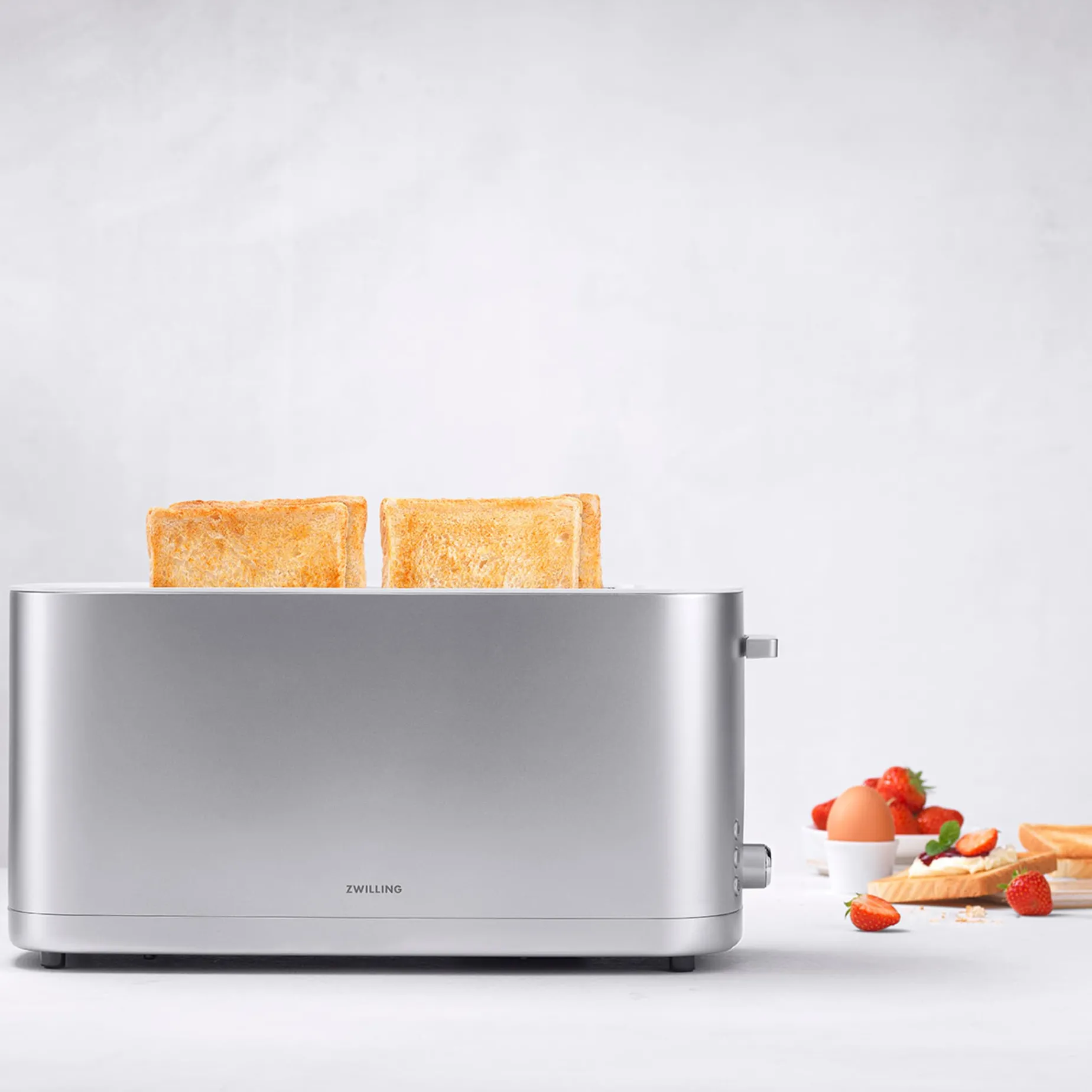 Zwilling Enfinigy Silver Toaster, 2 Long Slots