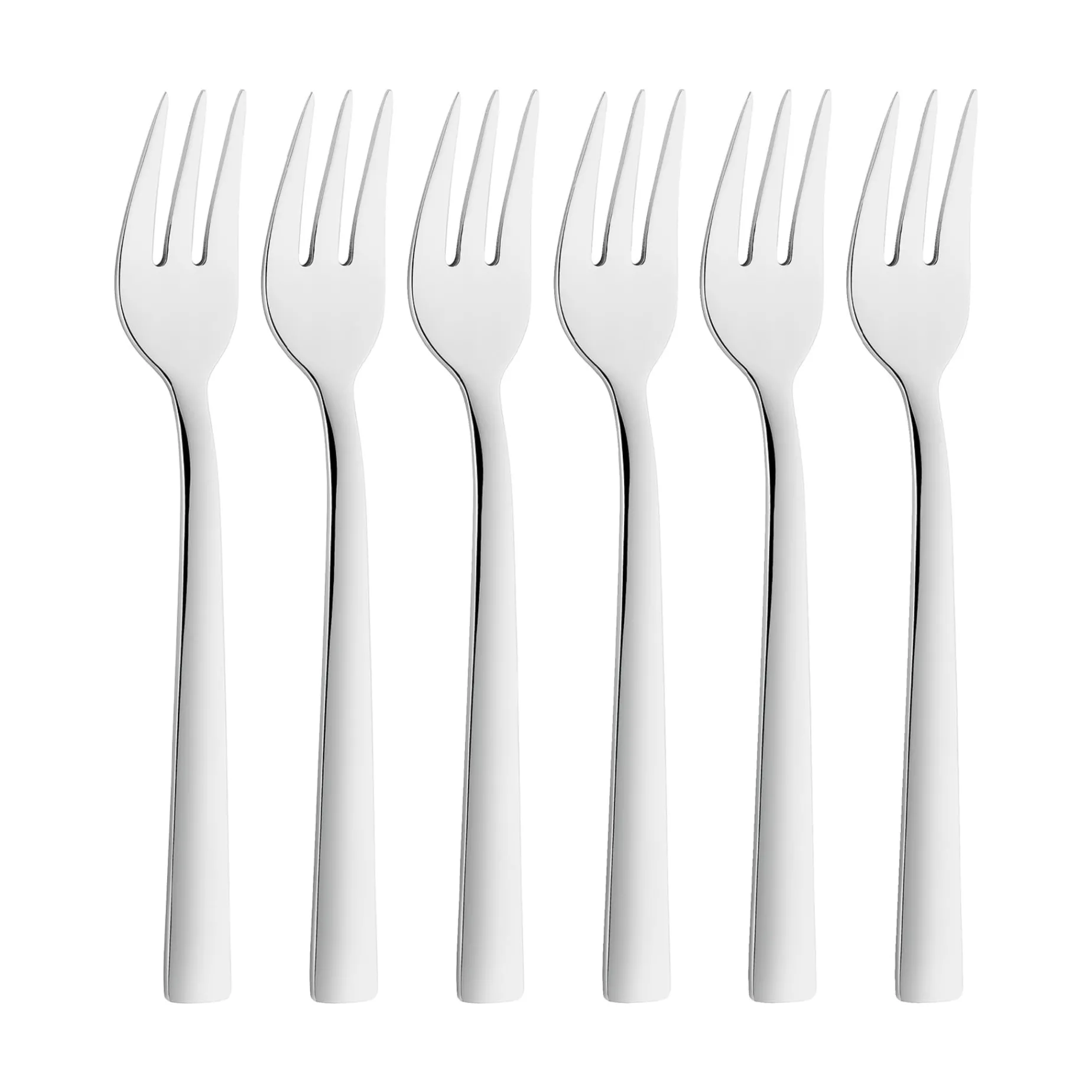 Zwilling Set of 6 Stainless Steel Pastry Forks